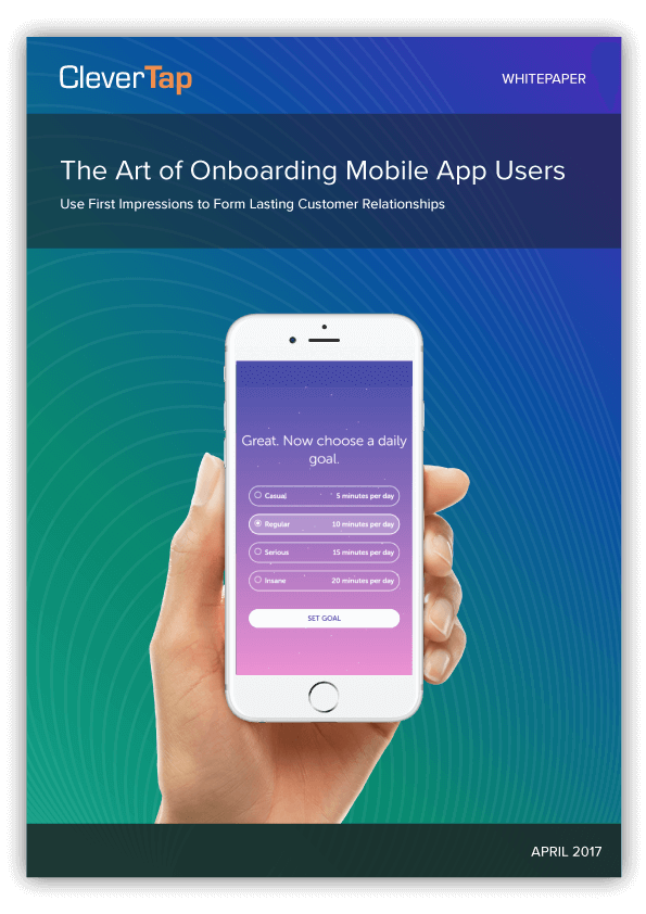 The Art of Onboarding Mobile App Users