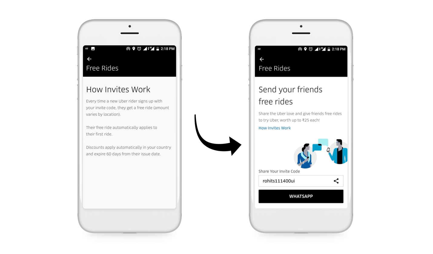 Uber Referral Marketing