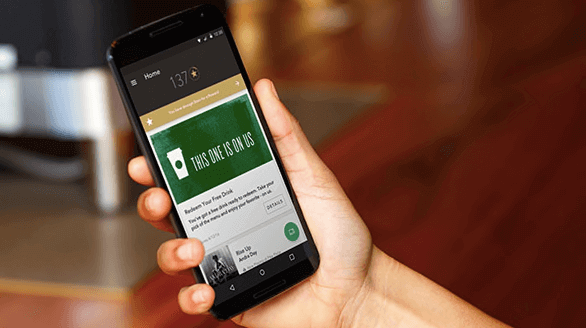 Starbucks mobile app is one part of their omnichannel success.