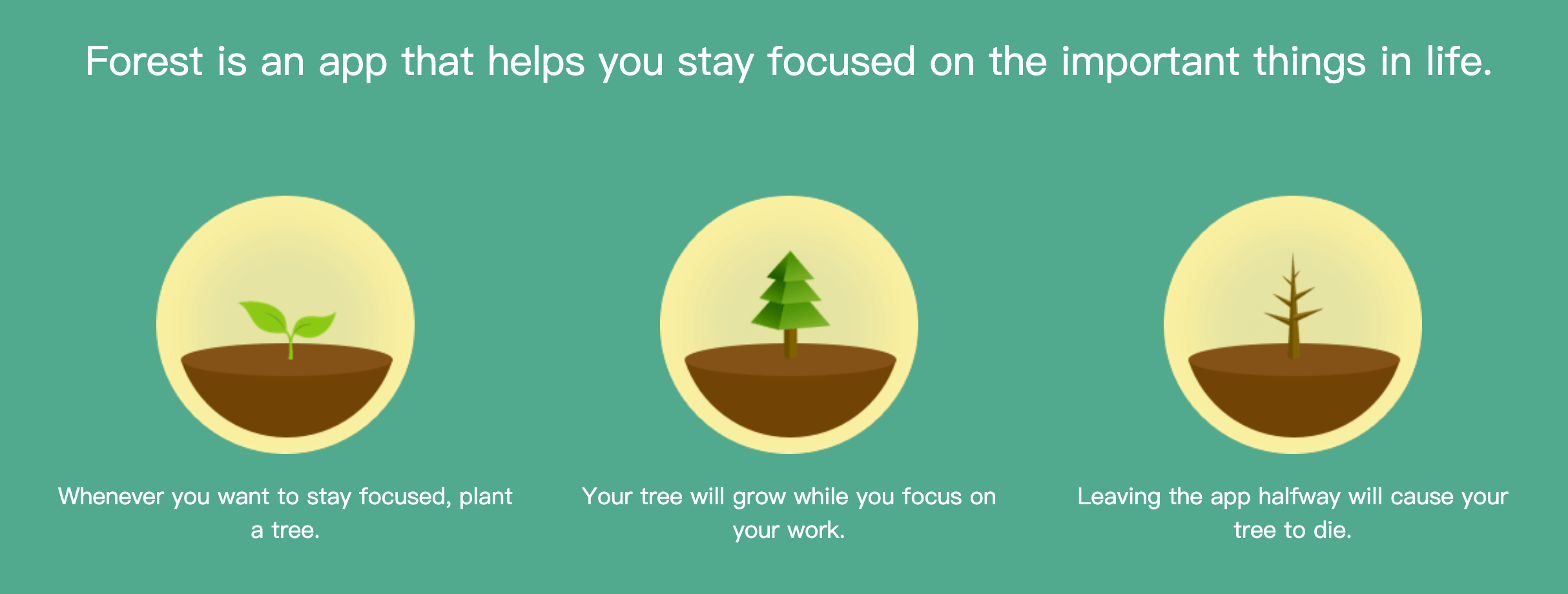 Forest App Gamification Examples