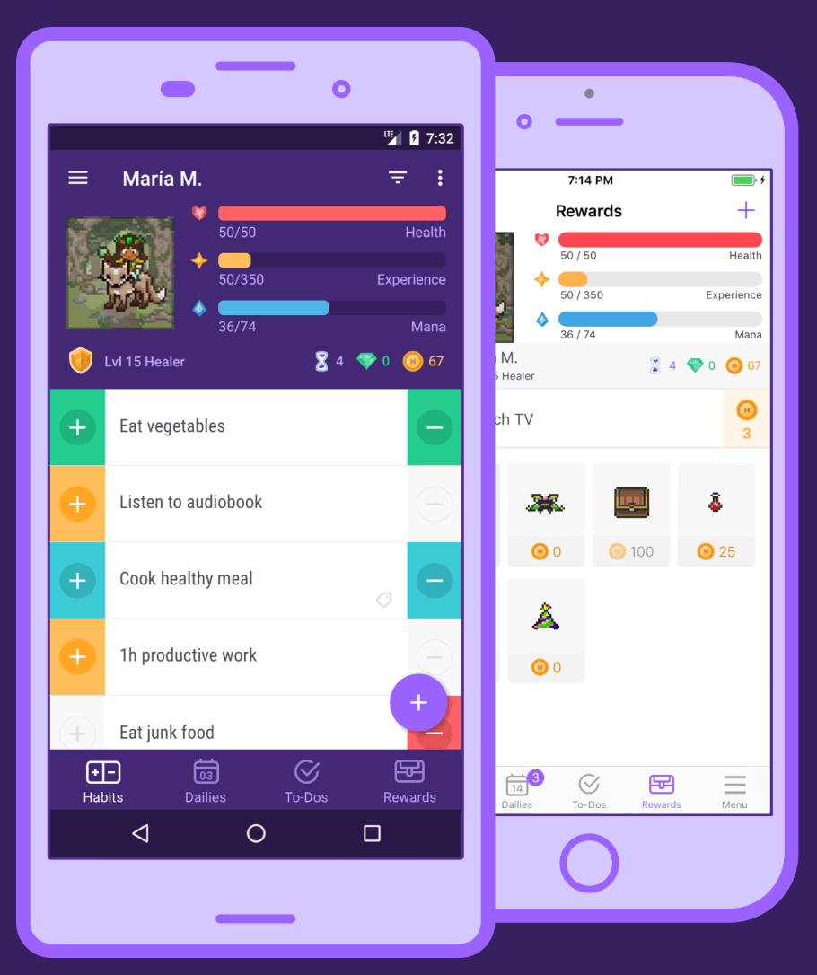 Habitica App Gamification