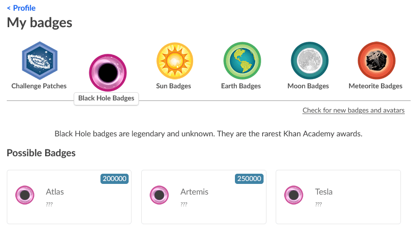 Khan Academy App Gamification Examples