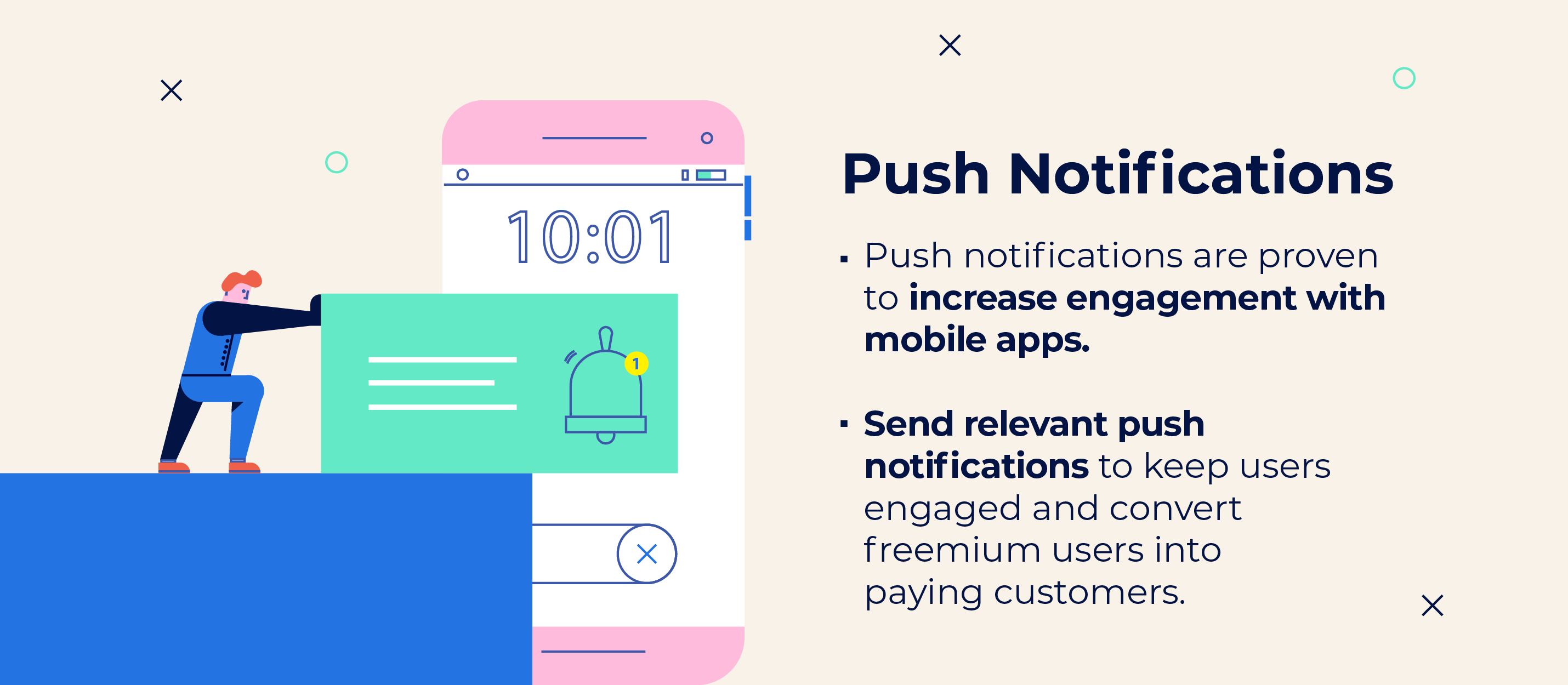 push notification tips for in app purchase