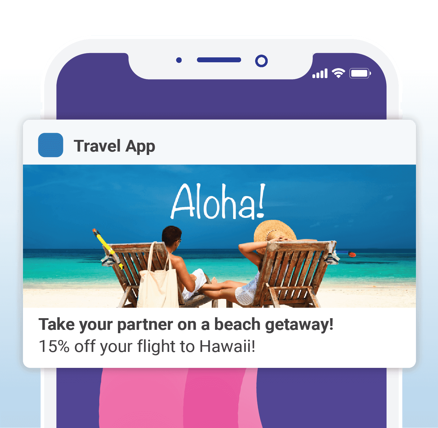 discover app travel notice