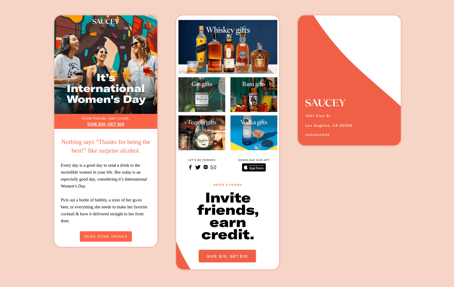 Referral Post Example of Saucey