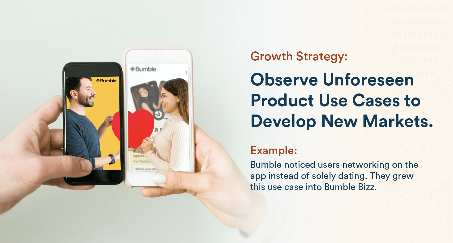 Bumble Growth Strategy: Built Bumble Bizz so Users to do Networking Instead of Solely Dating