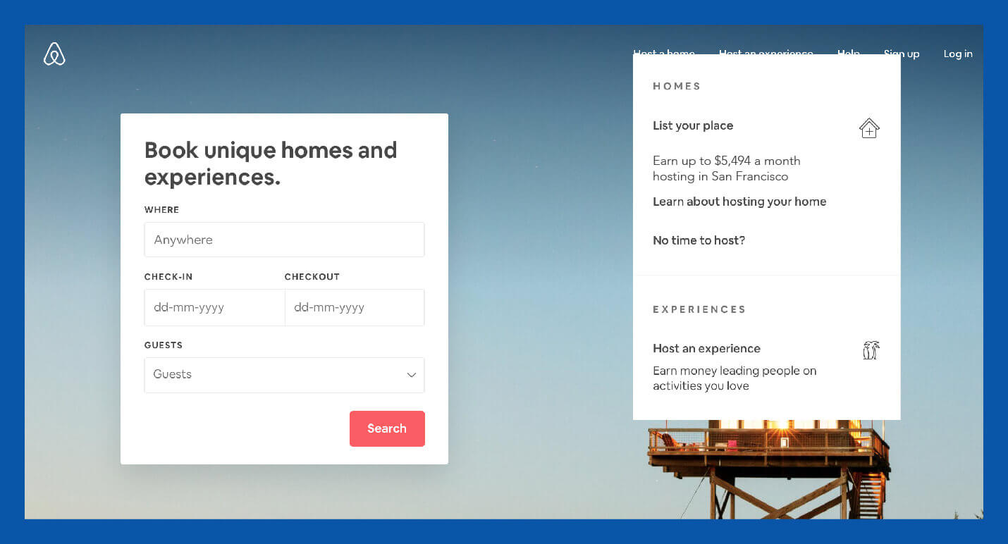 airbnb value proposition example for guests and host
