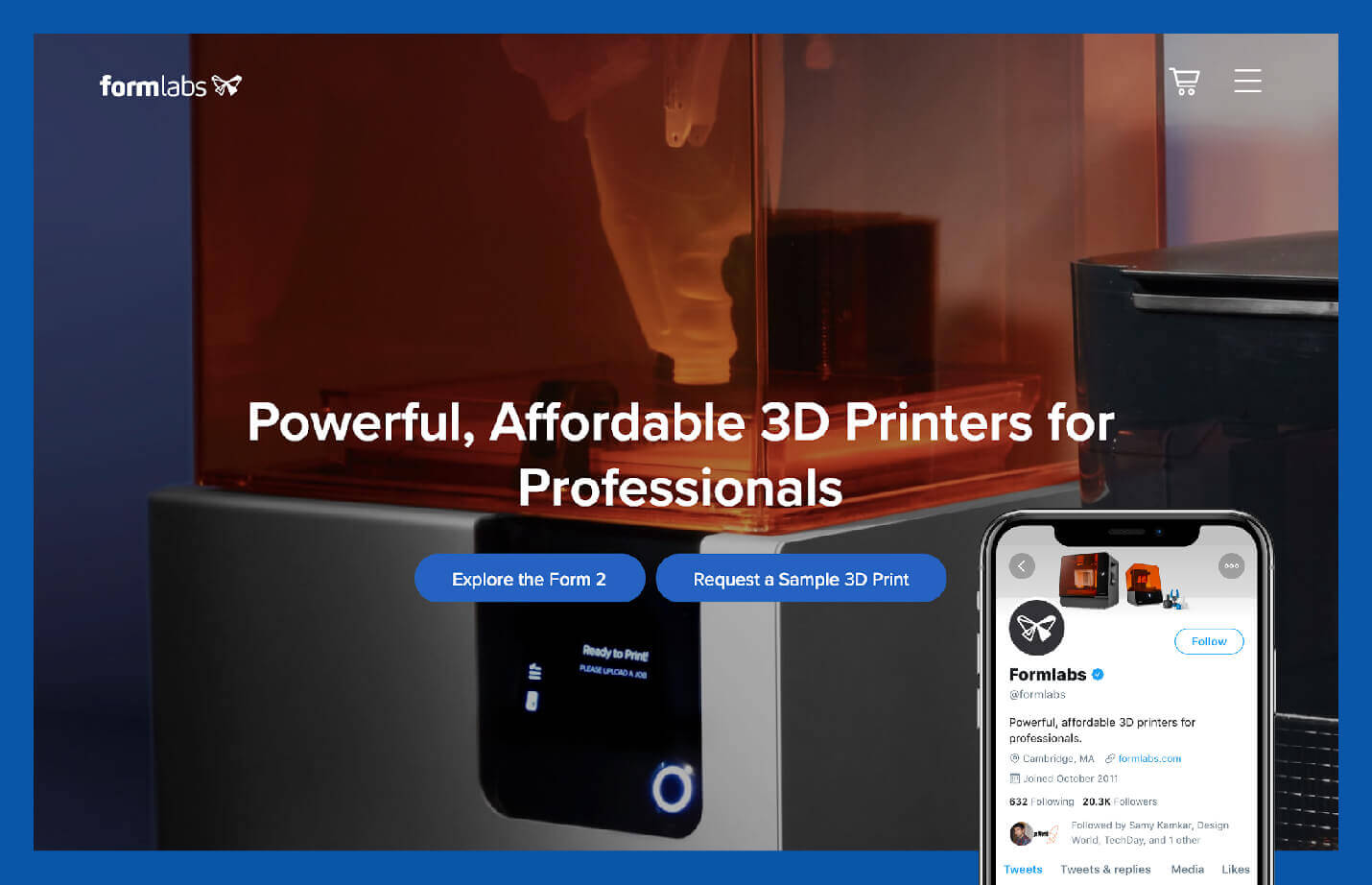 value proposition example from formlabs