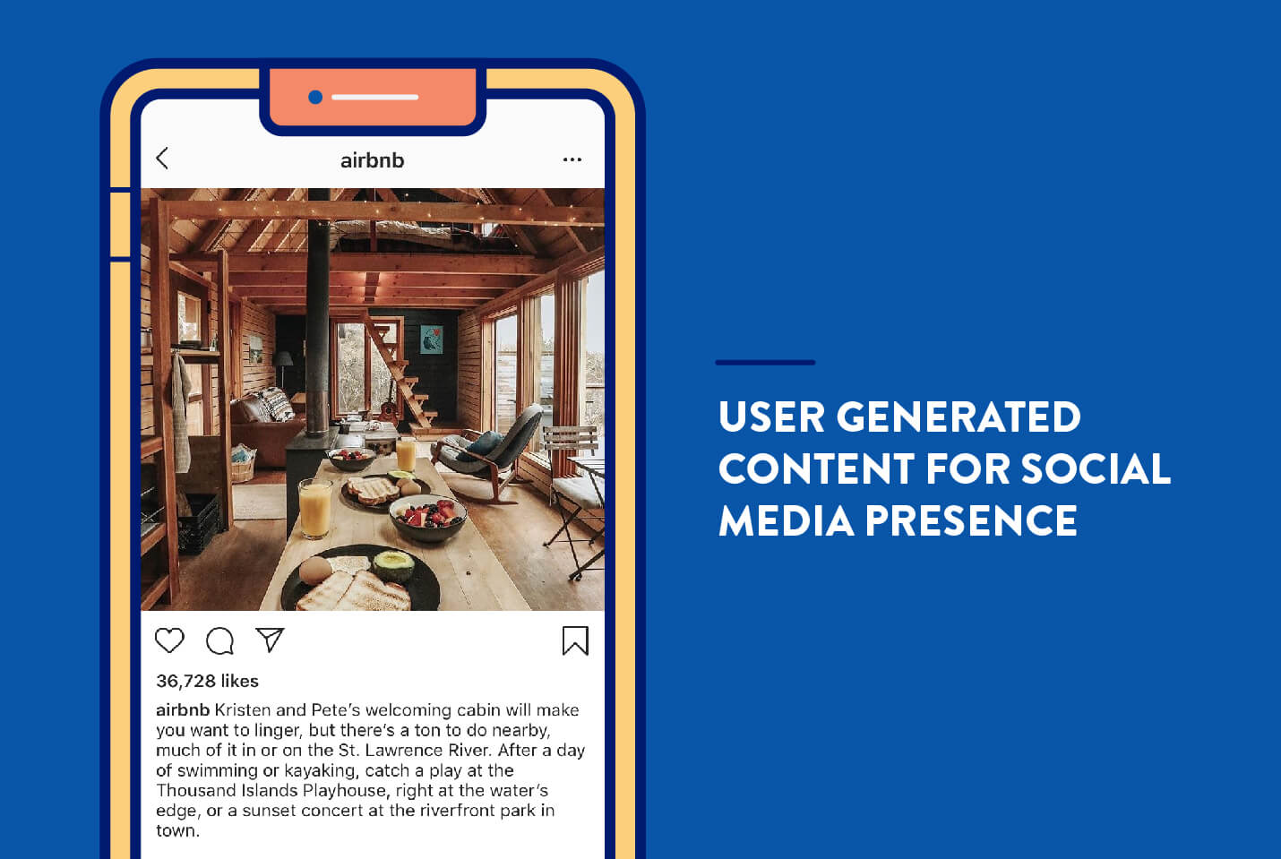 How to market an app using user generated content for social media example from Airbnb