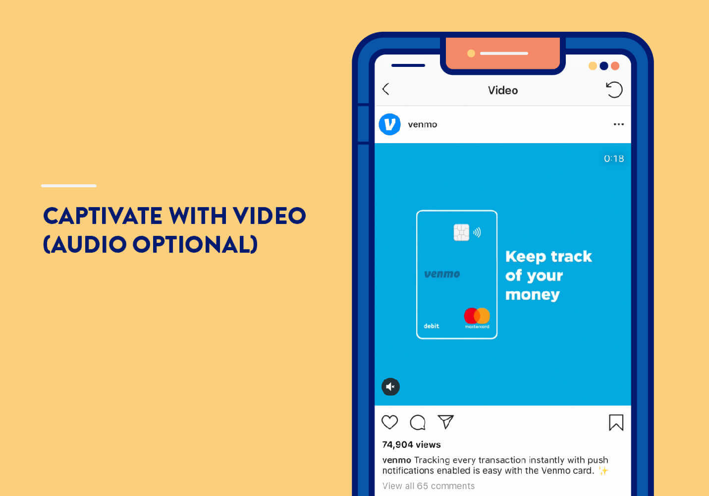 mobile app marketing strategies with example video from venmo on instagram without audio