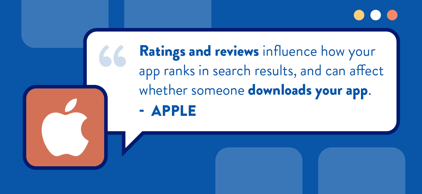 ratings and reviews advice from apple