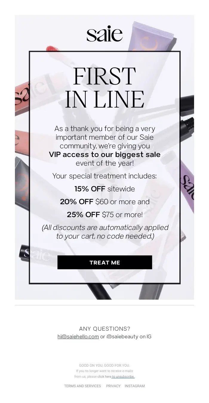 saie win-back email