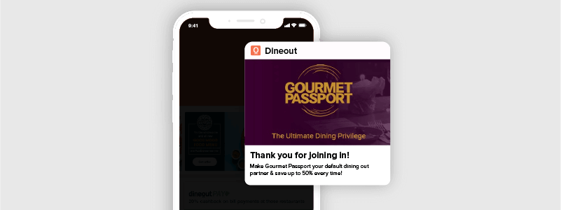 More repeat users for dineout App with CleverTap