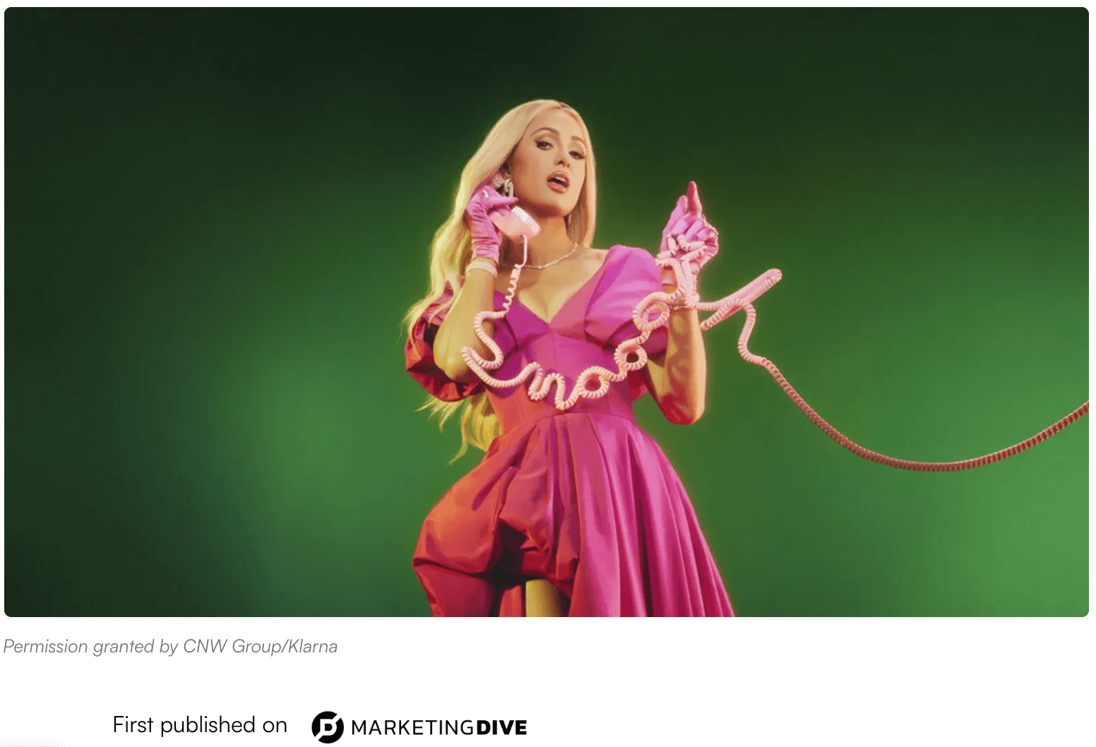 Klarna's fintech marketing campaign