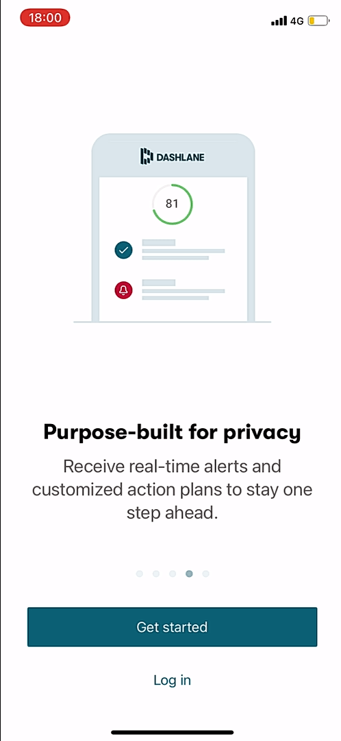 Dashlane app onboarding 2