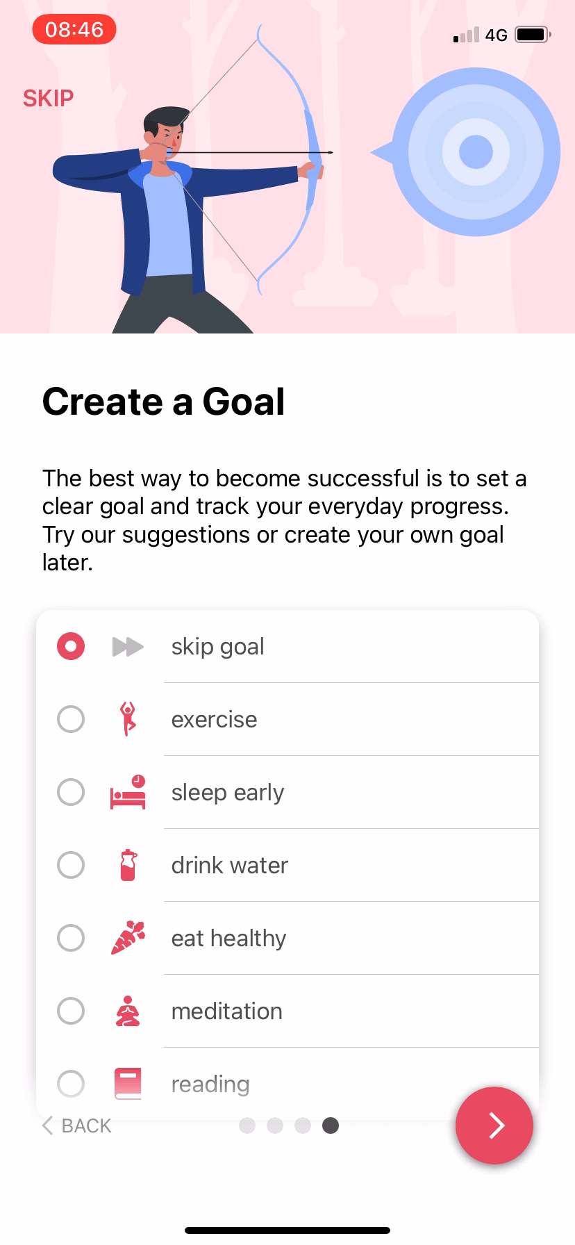 Daylio app onboarding 3