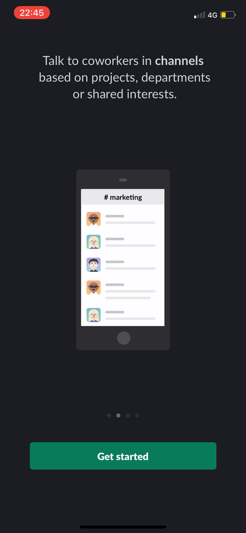 Slack app onboarding 2