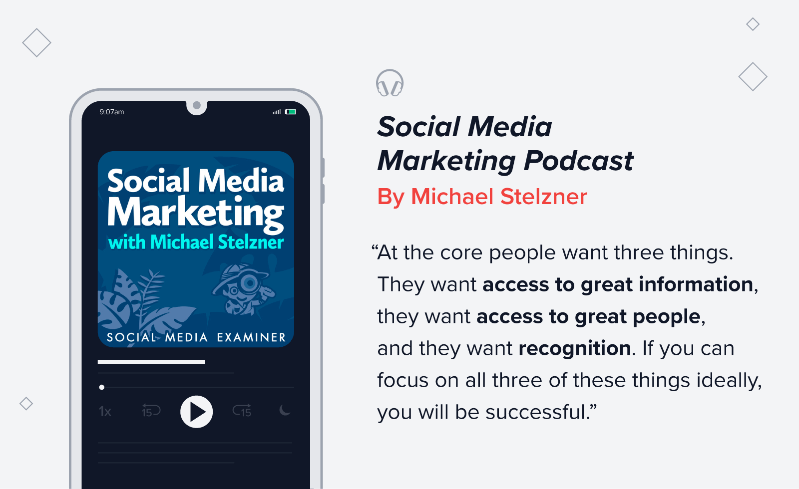 Social Media Marketing Podcast quote