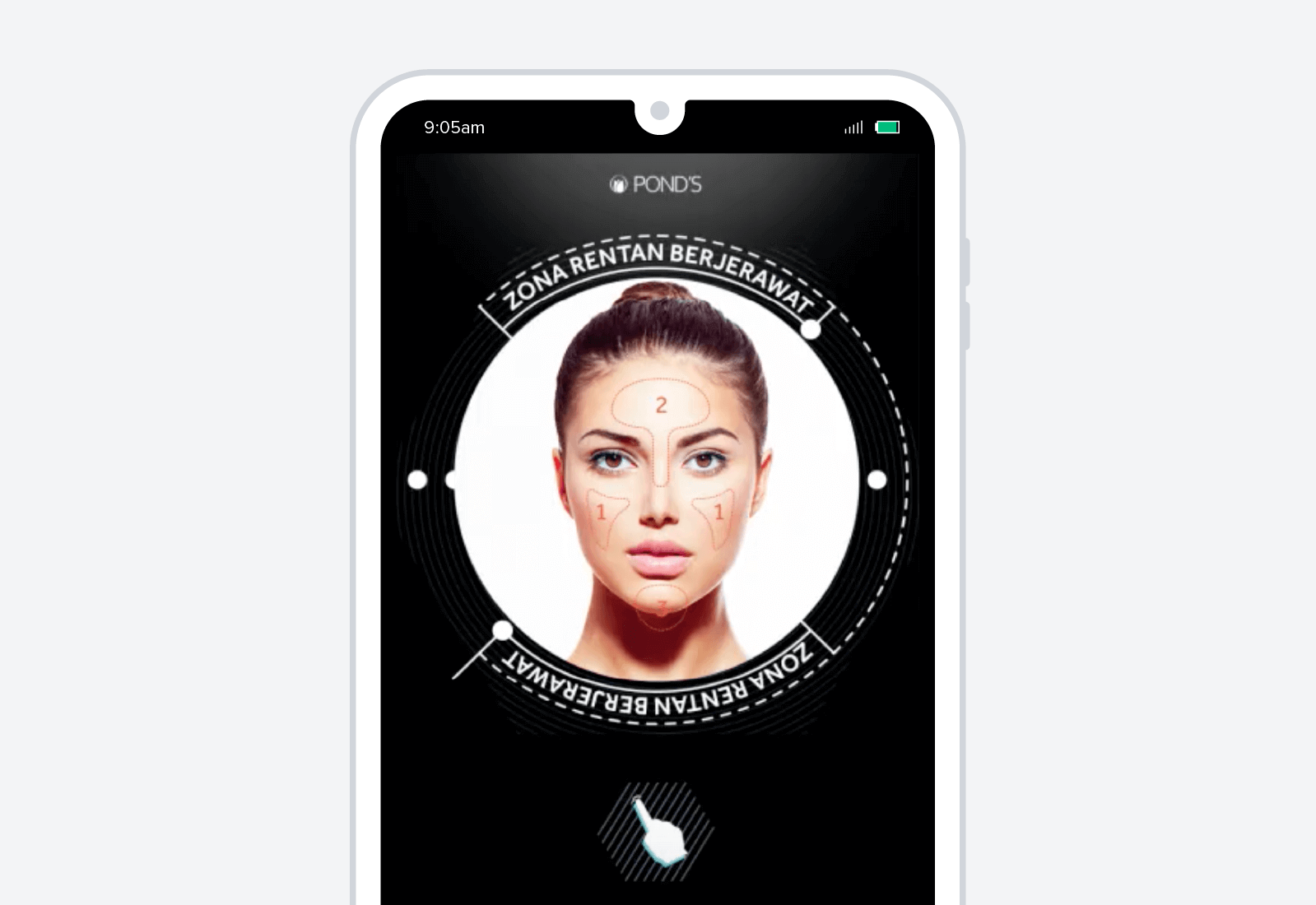 ponds mobile advertisement