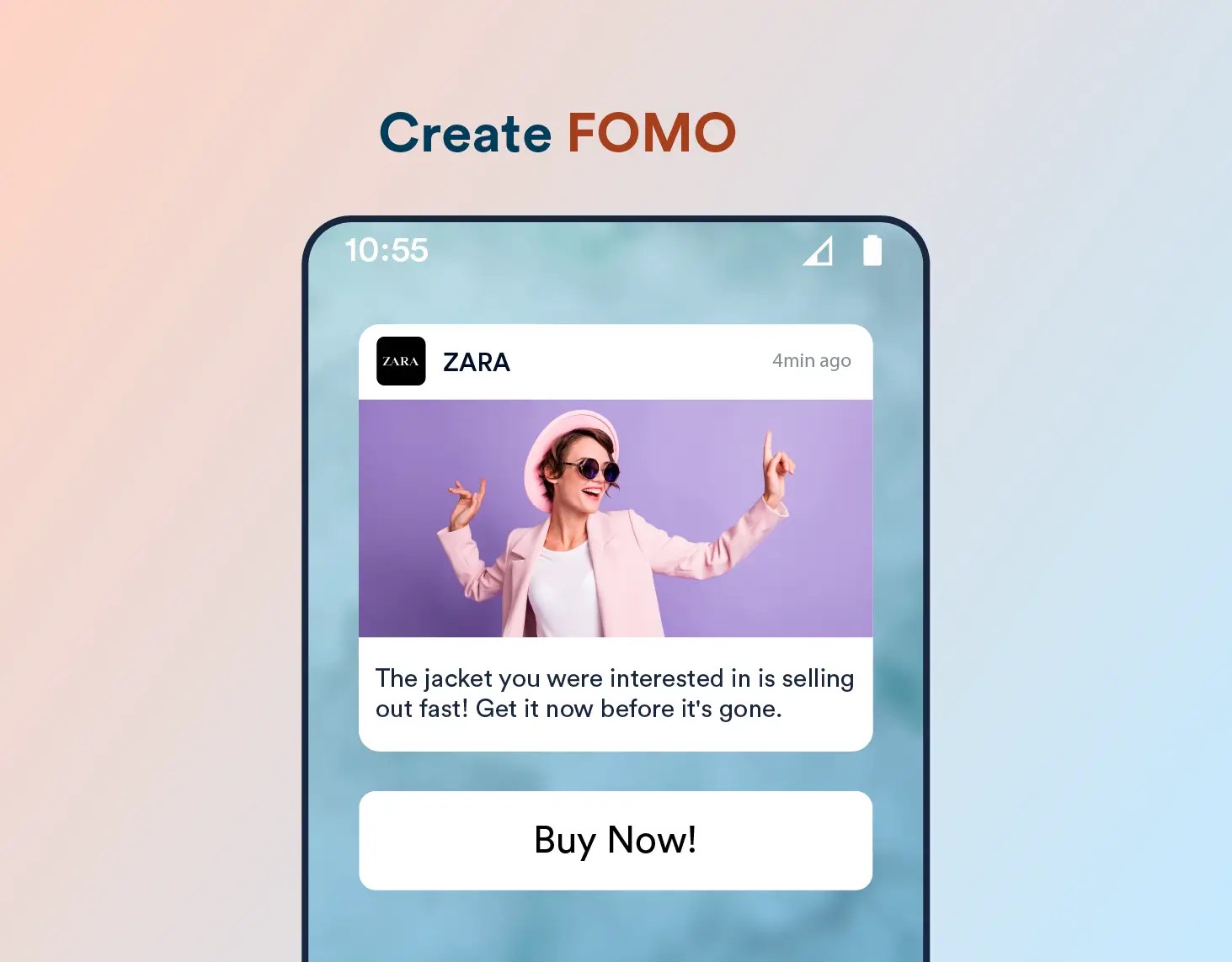 FOMO Rich Push Notification examples