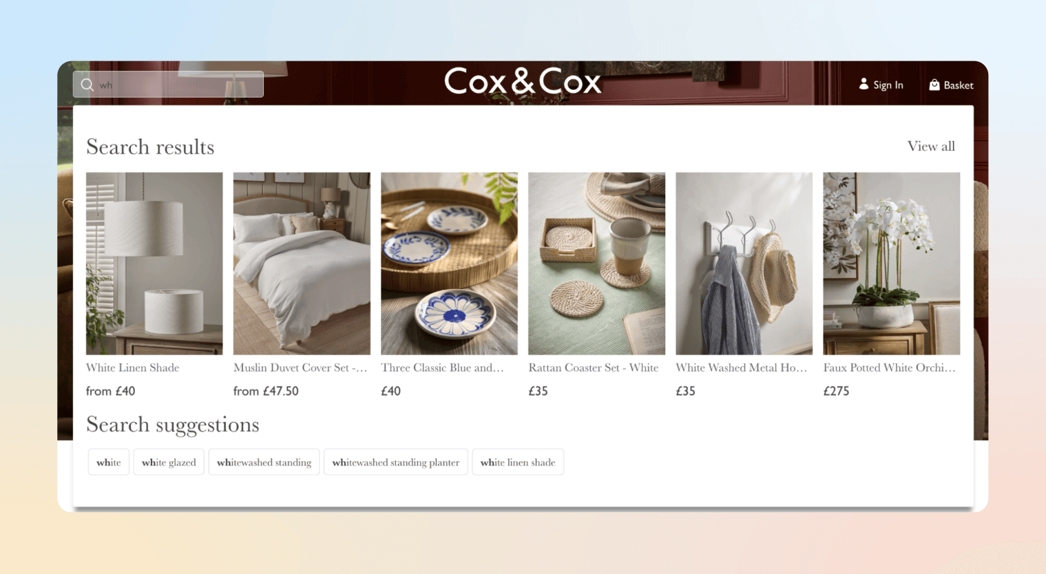 e-commerce personalization - cox&cox