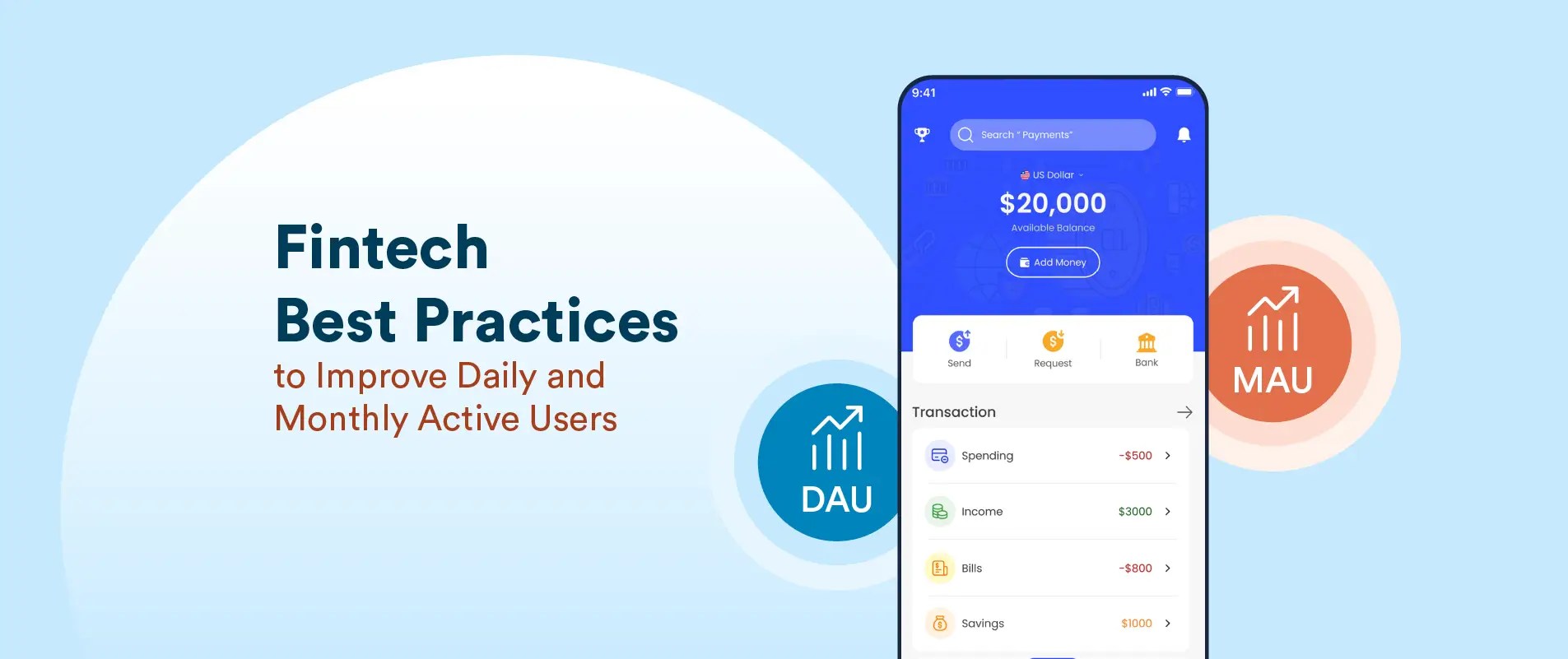 Fintech Best Practices to Increase Daily and Monthly Active Users [DAU/MAU]
