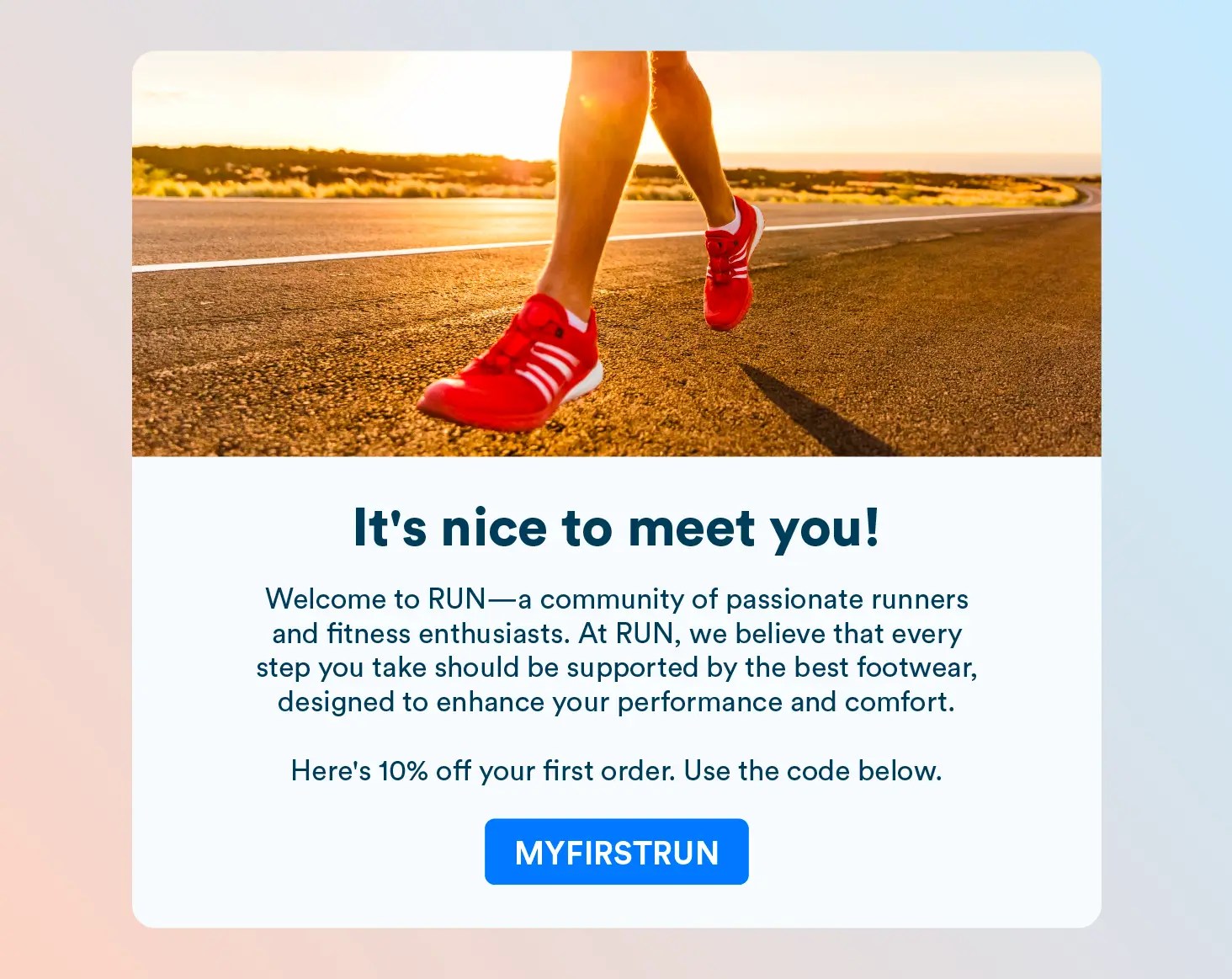 Email Marketing for E-Commerce Welcome Email Template
