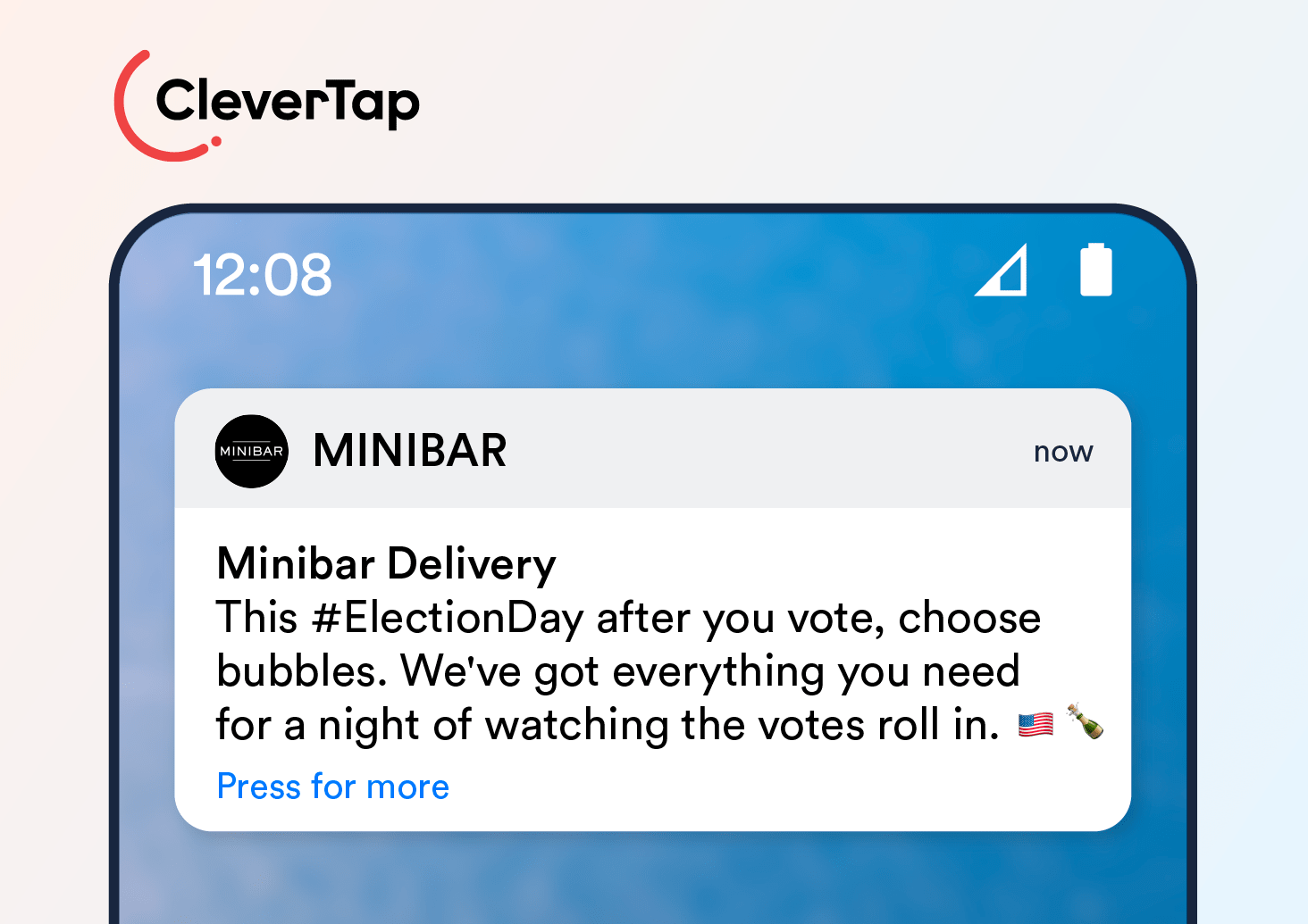 Minibar Used Seasonal Alerts for Special Occasions with Creative Push Notifications