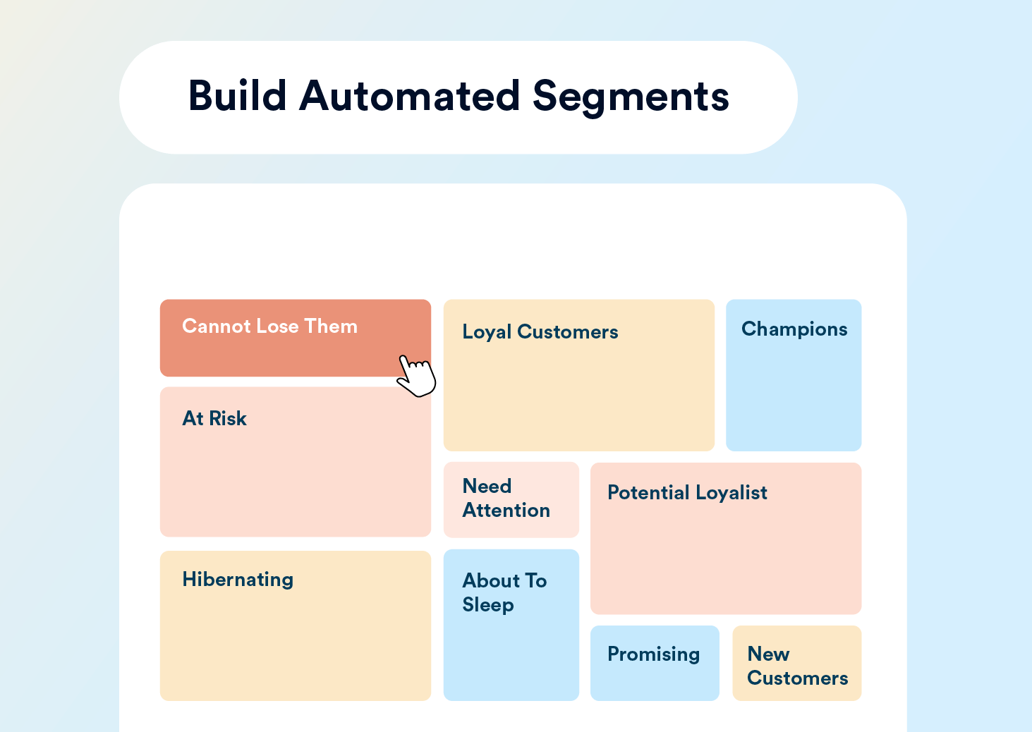 Build automated segments with customer segmentation tools