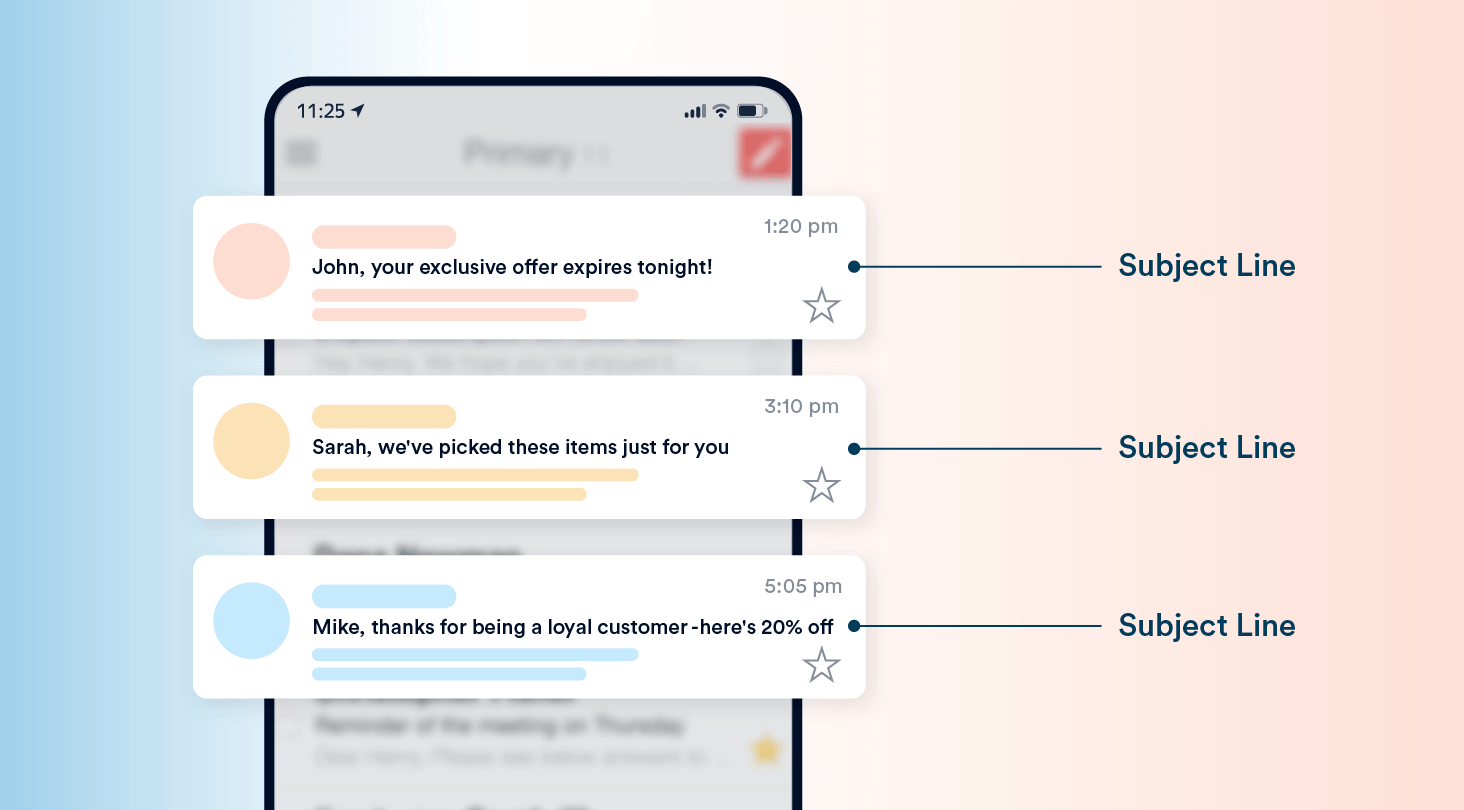 Personalize Subject Lines in Email Marketing