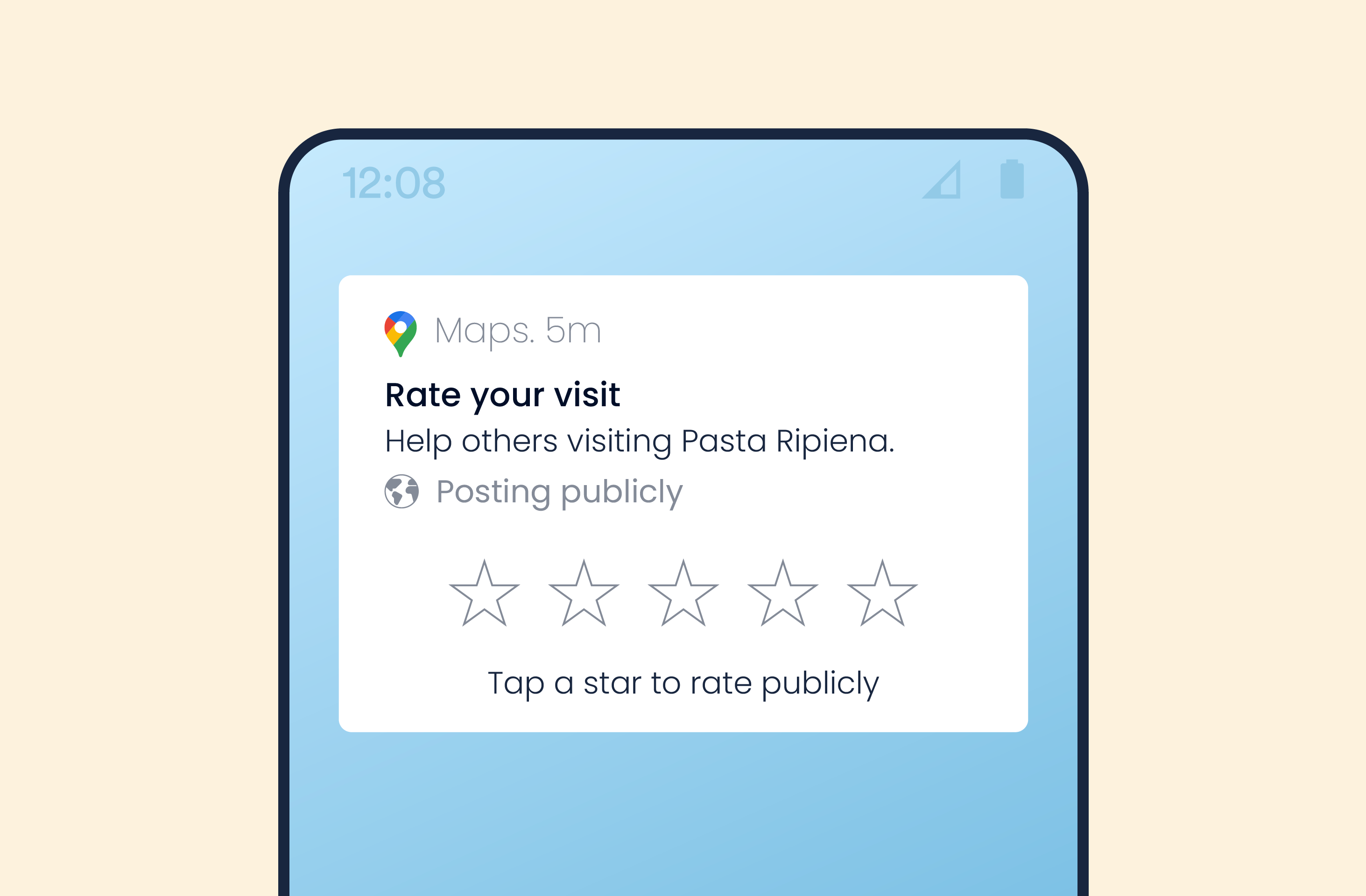 Google Maps Location Based Marketing Example