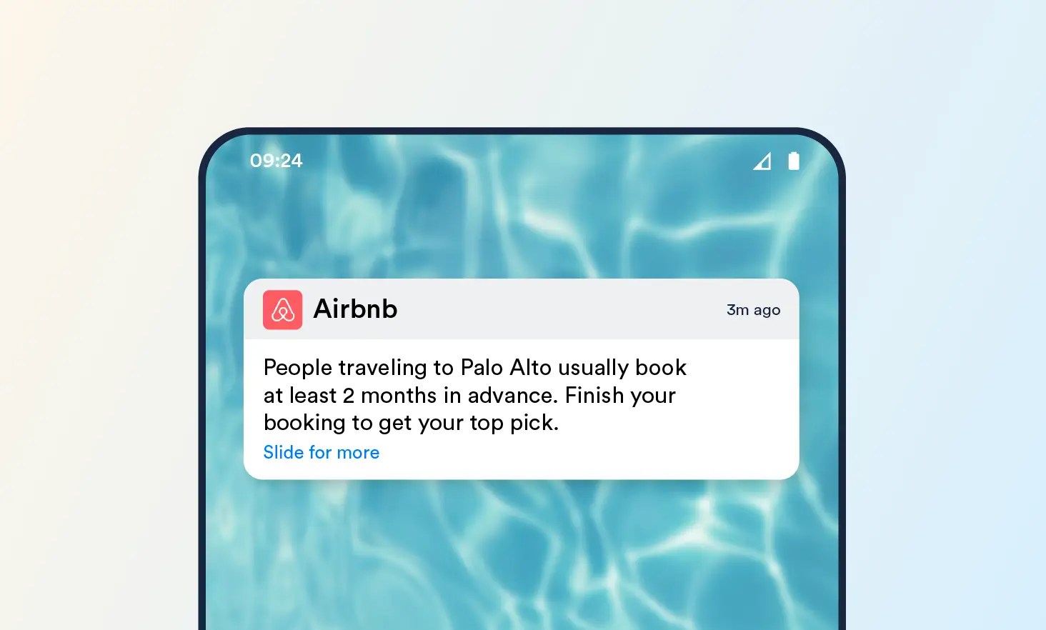 Airbnb's Data-Driven Booking Reminder e-commerce push notification