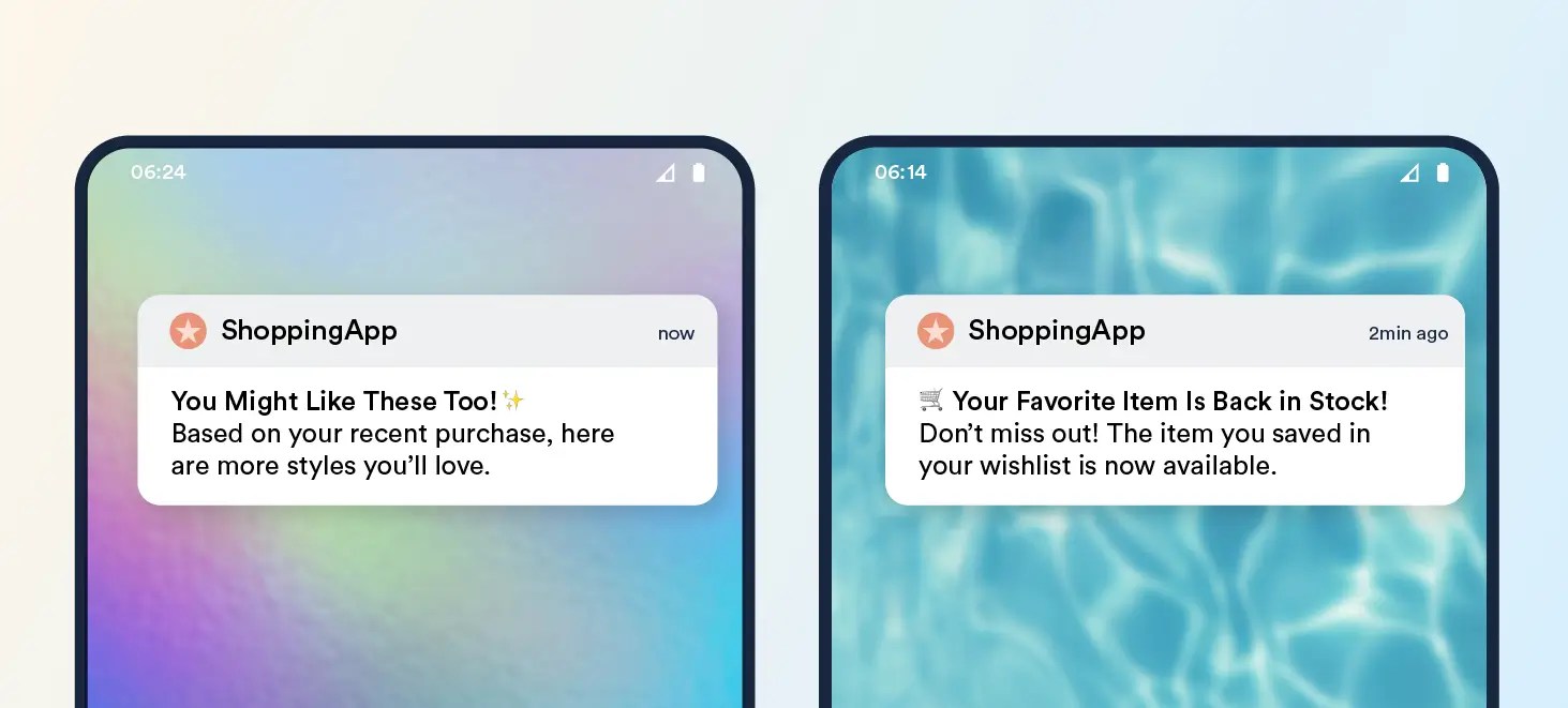 Ecommerce Push Message