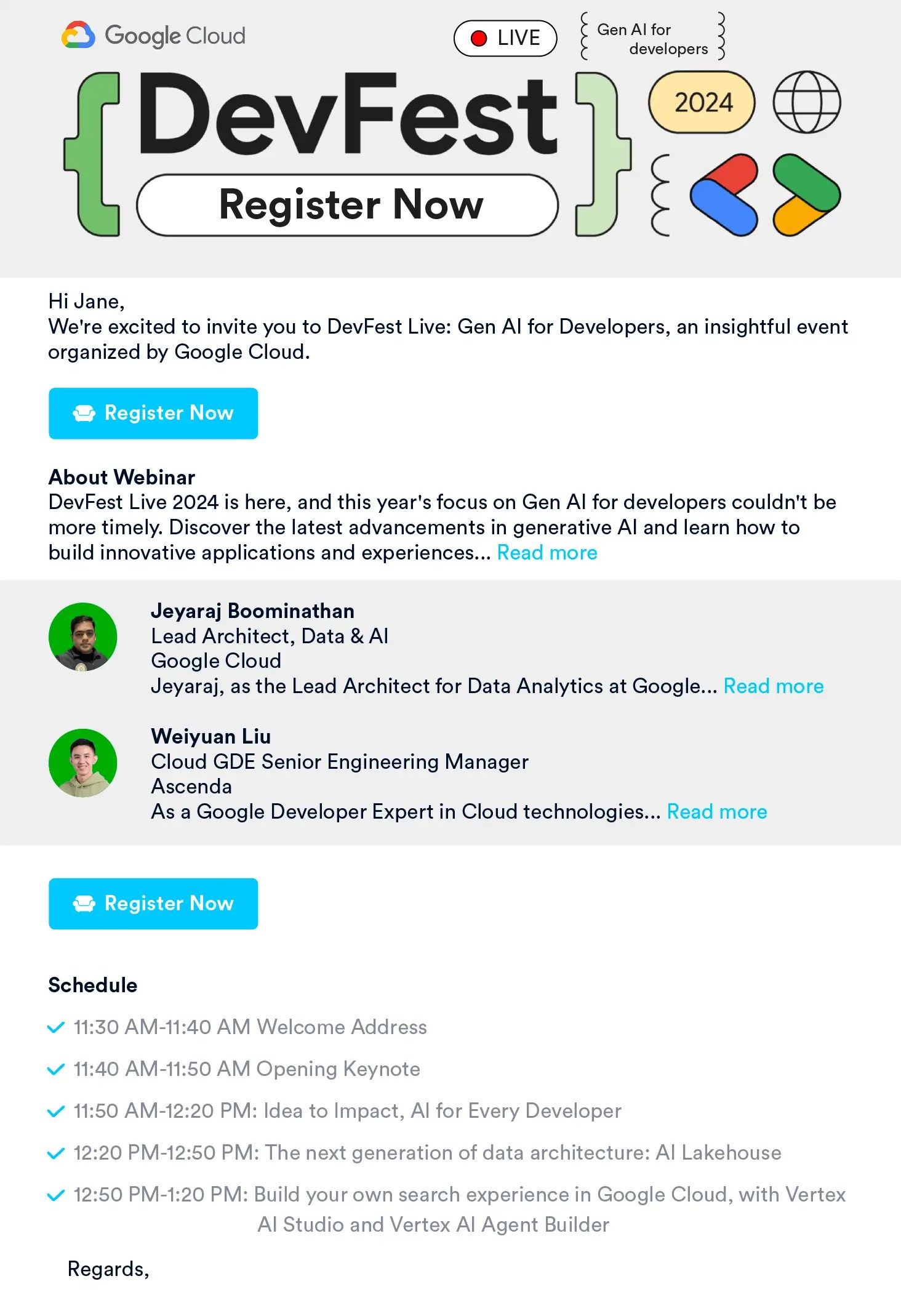 Promotional Email Example