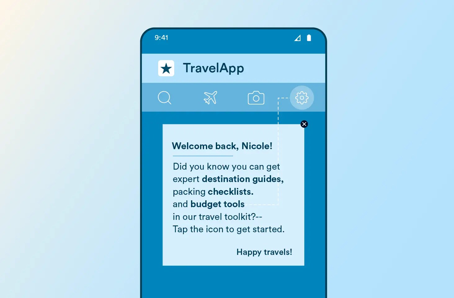 Type of In-App Notification - Tooltips
