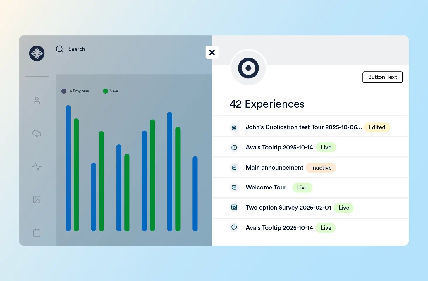 Type of In-App Notification - Slideouts