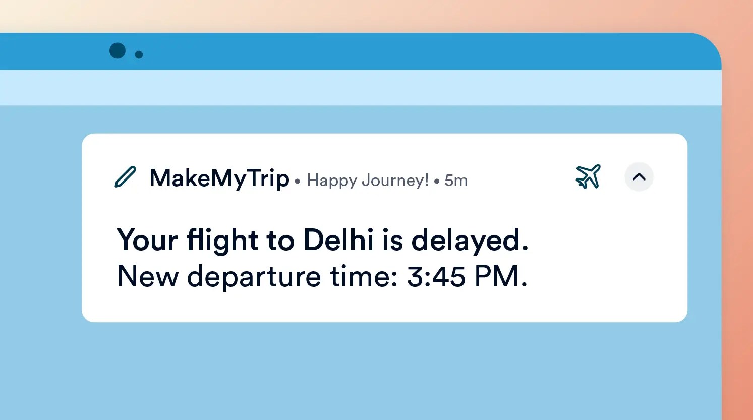 Flight Status Update Sample Push Notifications
