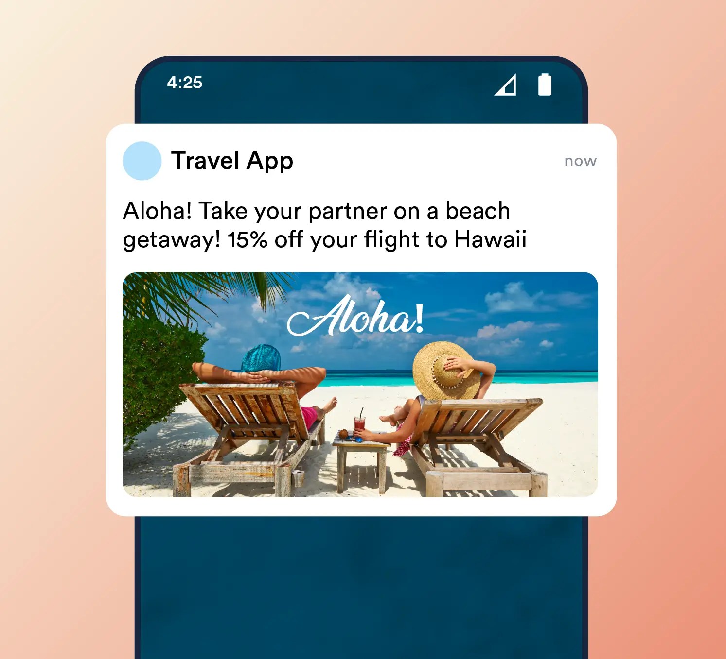 Destination Deals Push Notification Examples