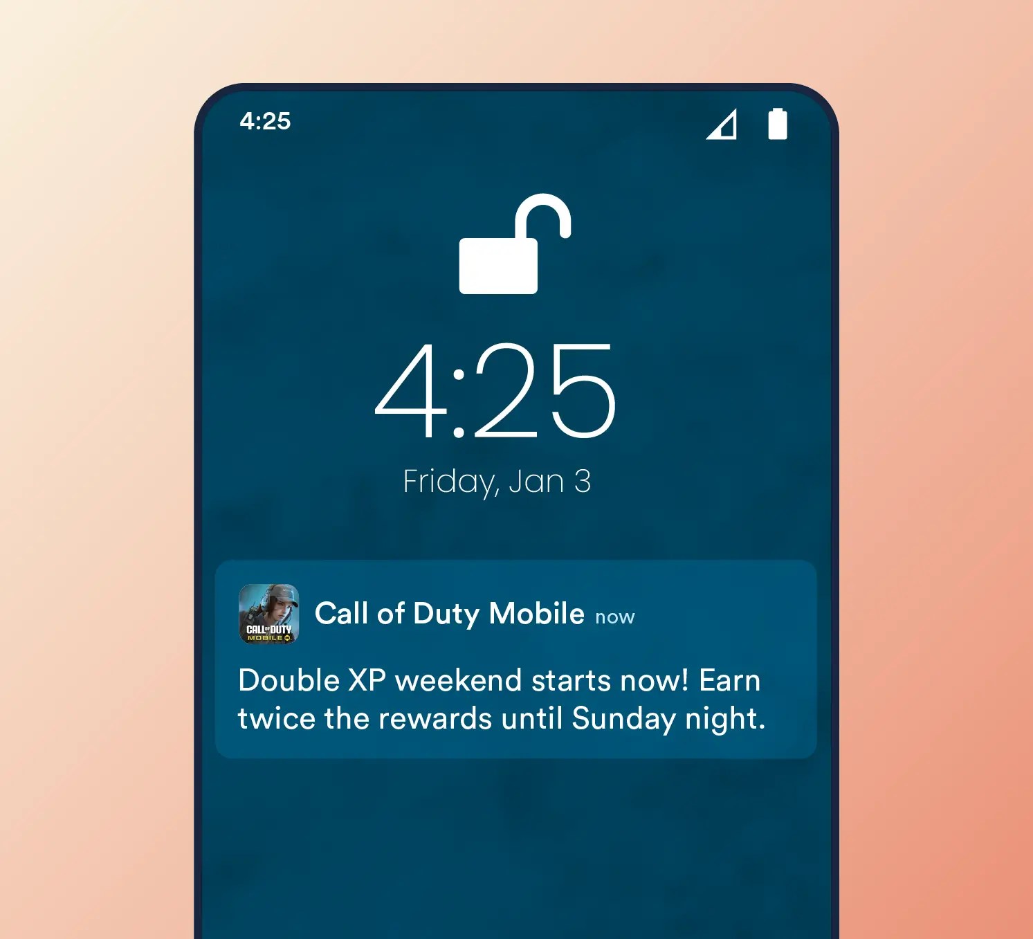 Gaming Event-Based Push Notification Example