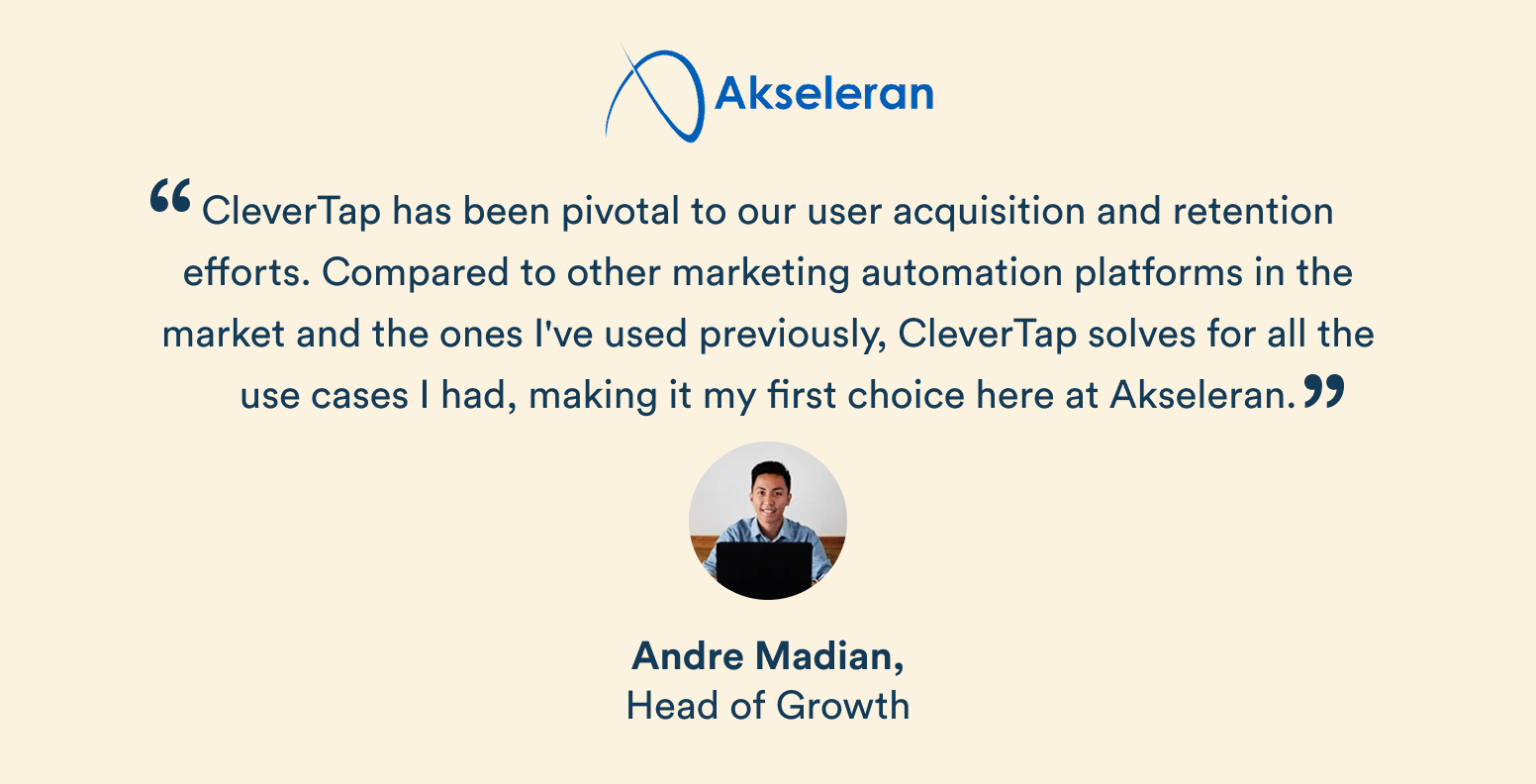 Akseleran user retention case study