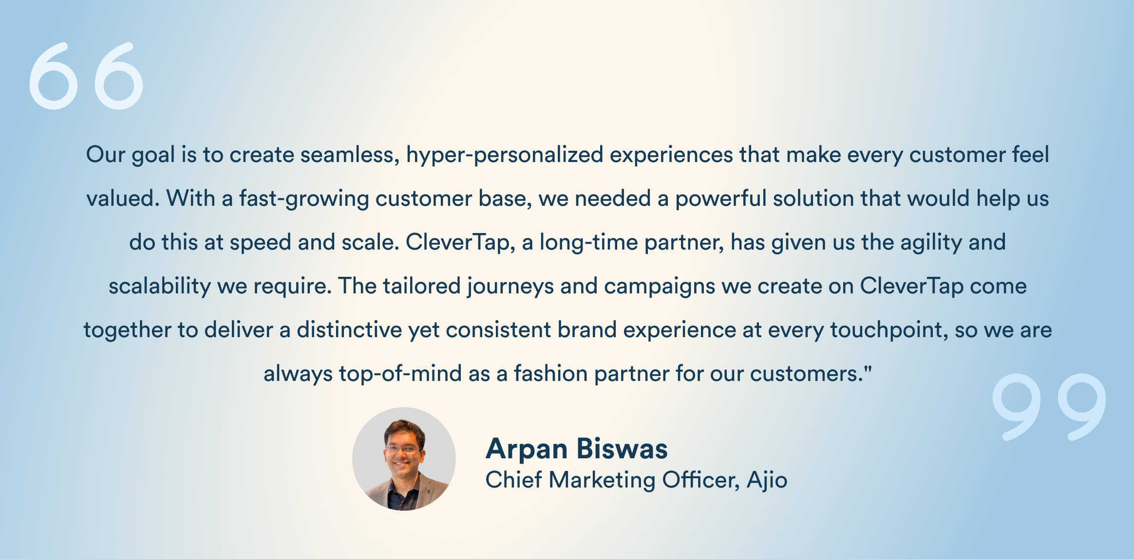 ai use cases in e-commerce customer testimonial clevertap