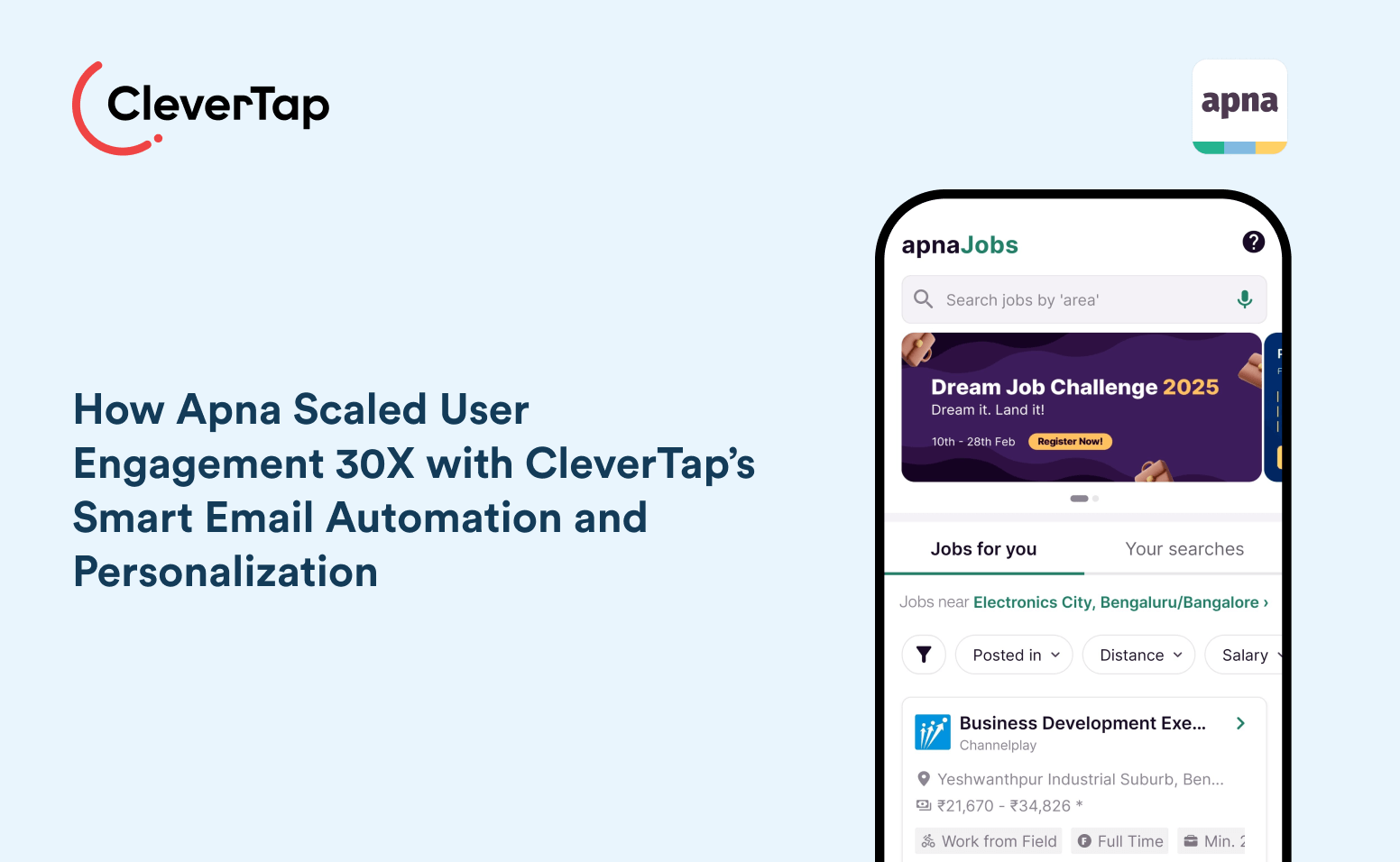 Apna Case Study Email ROI
