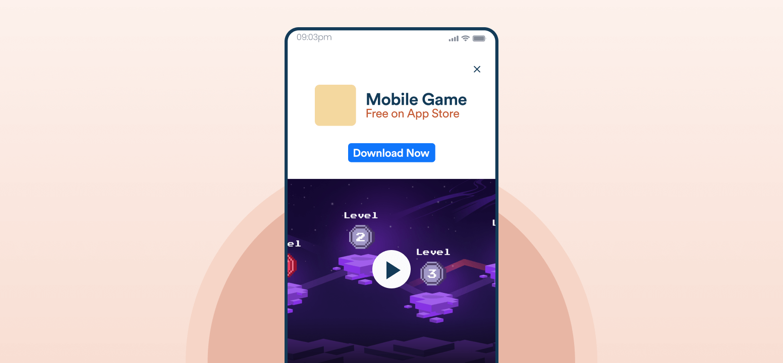 Video interstitial ads