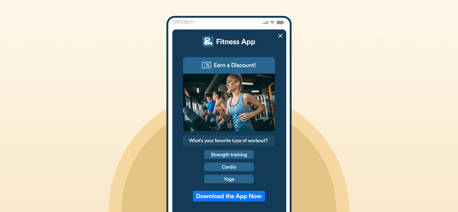 Gamified interstitial ads