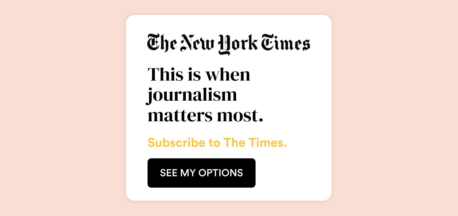 New York Times uses interstitial ads