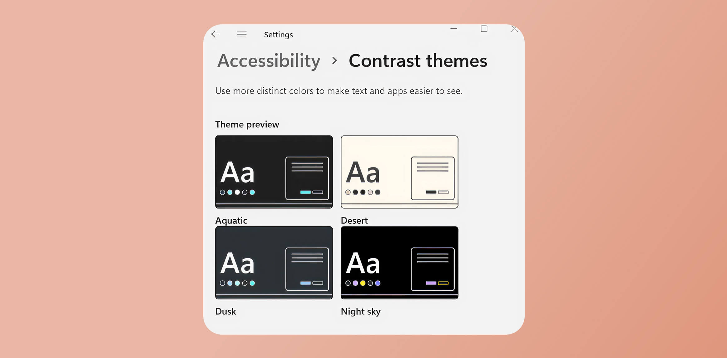 Mobile App Accessibility - Windows