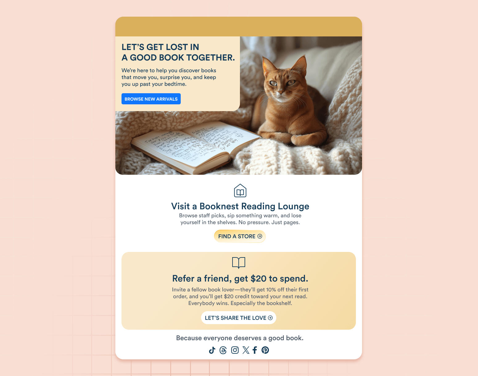 Sample Email Newsletter to Implement Referral Program Segmentation