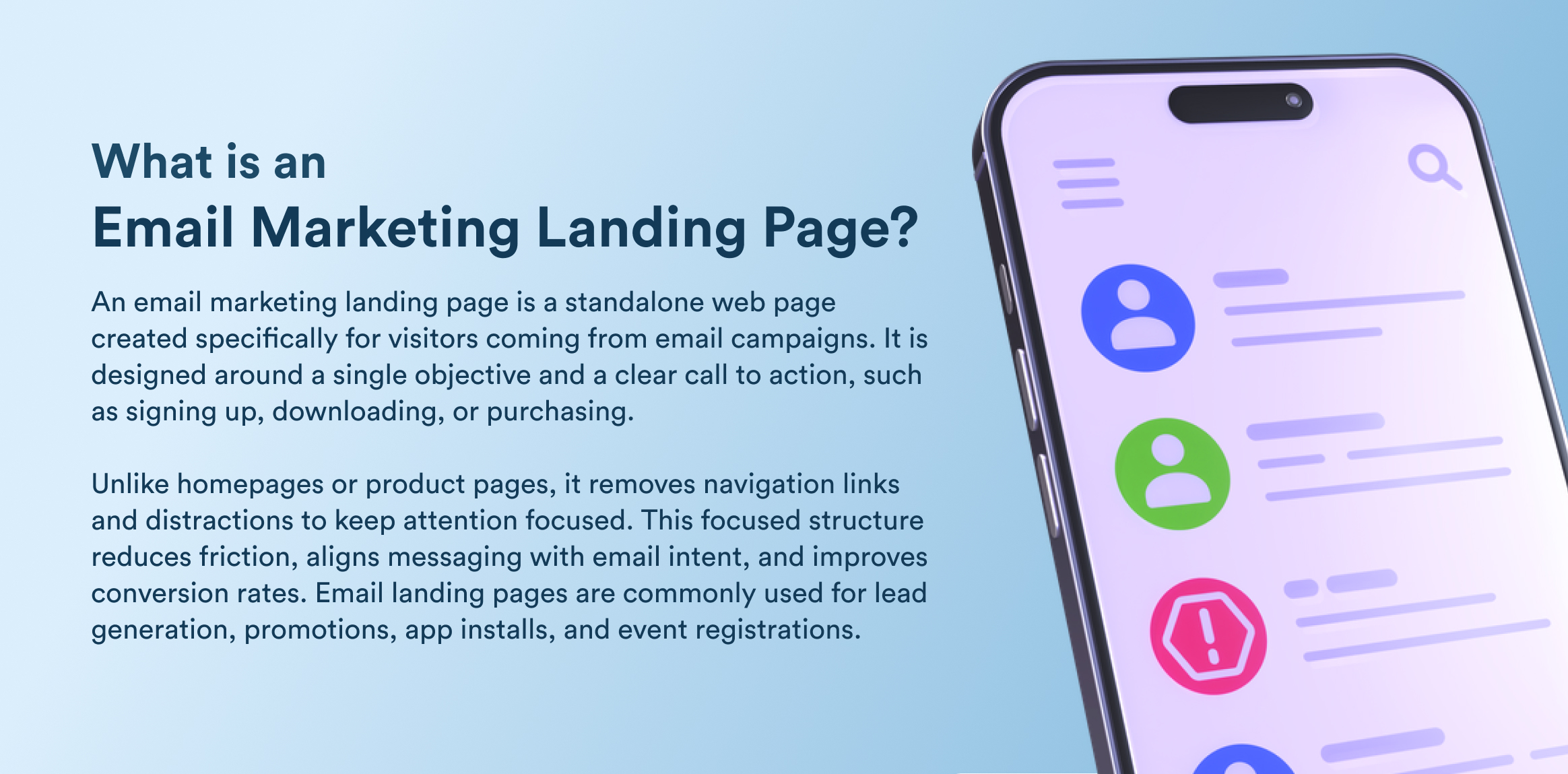 What is an Email Marketing Landing Page?