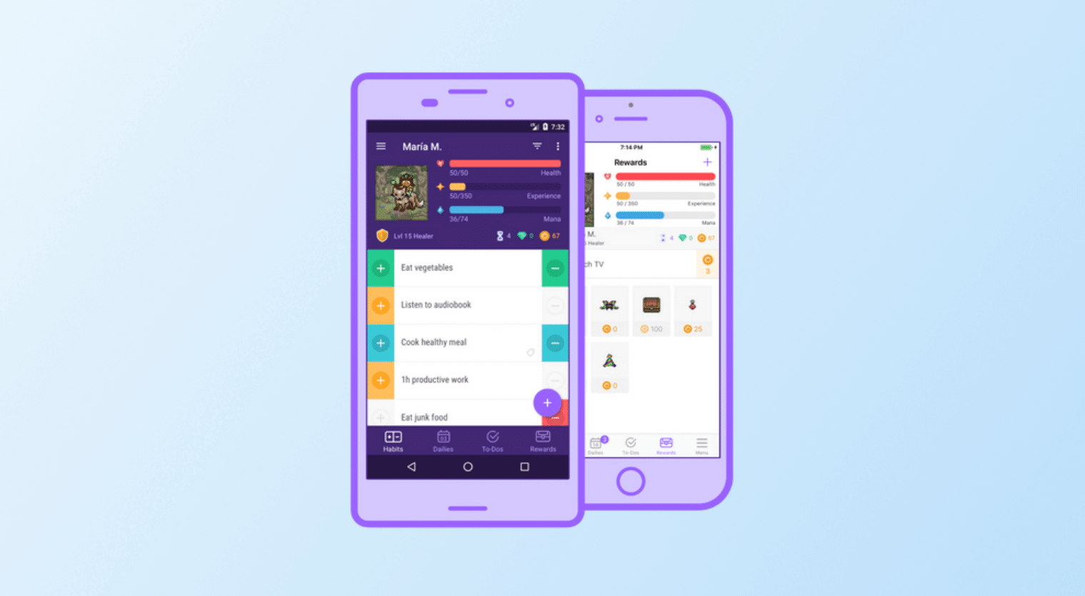 app gamification-habitica
