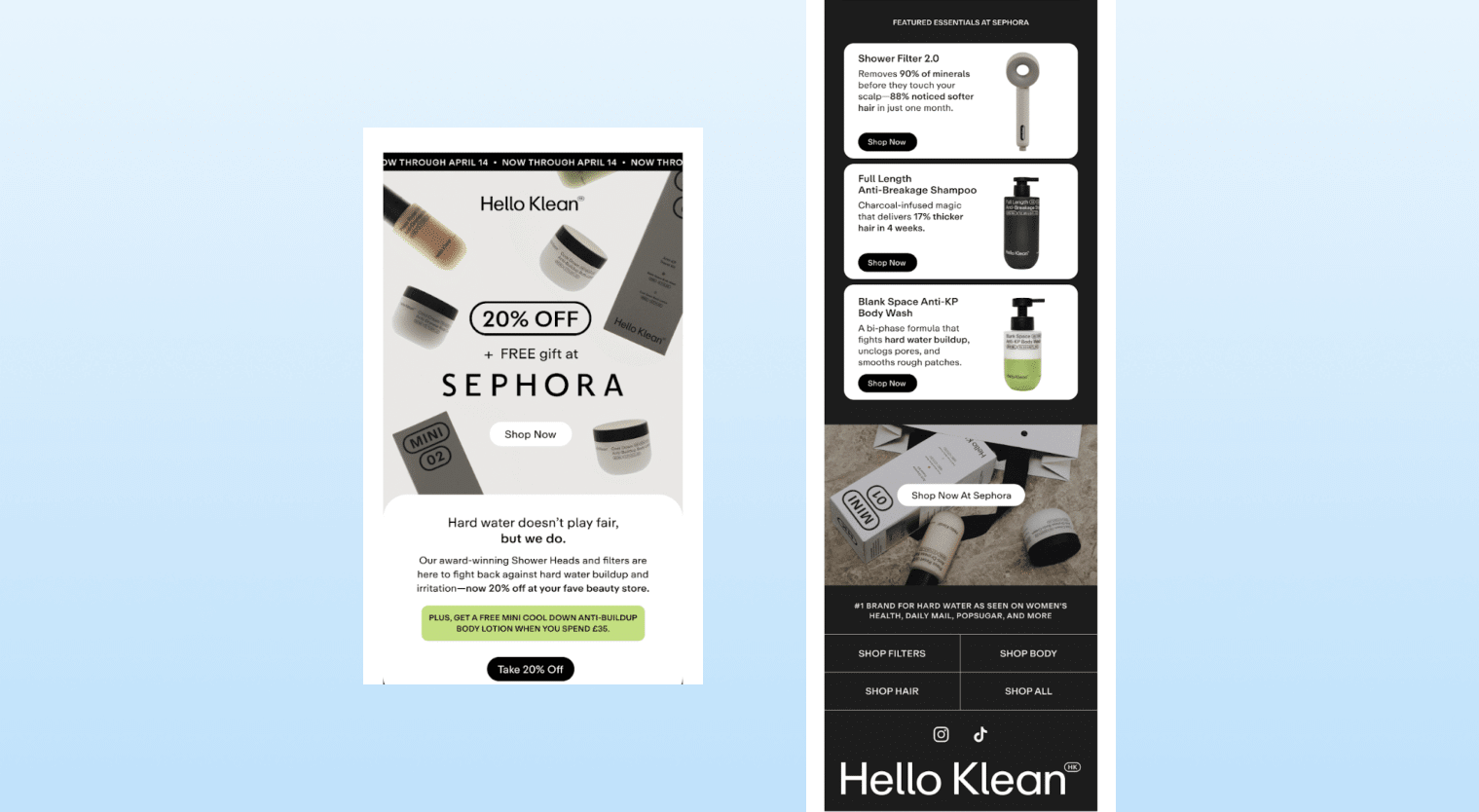 onboarding emails - Sephora